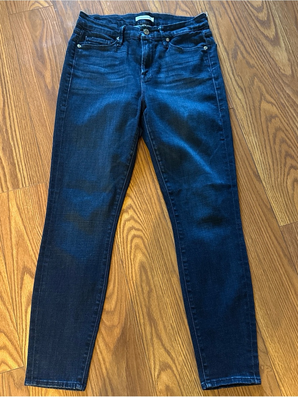 Good American Good Waist crop Women's Dark wash Jean size 4/27
